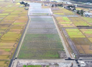 新発田市蔵光 姫田川右岸地区区画整理第7次工事